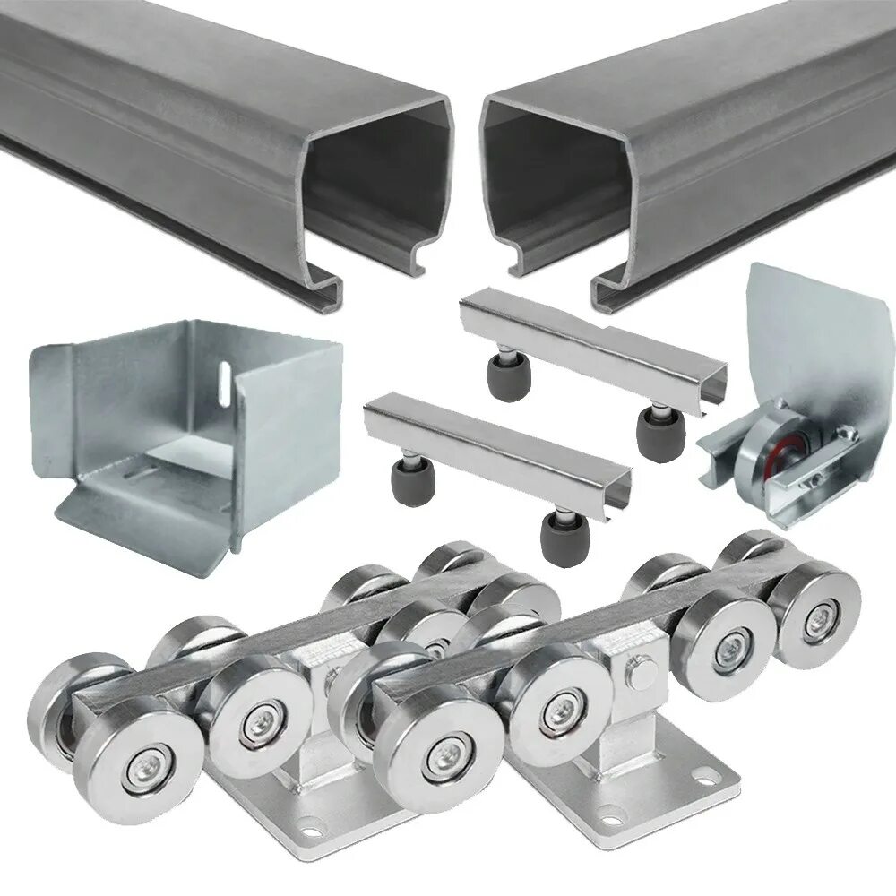 Ролтэк ворота. Направляющая балка для откатных ворот ролтэк. Комплект для откатных ворот ролтэк. Ролтэк евро комплектующие для откатных ворот до 800 кг 7м. Направляющие для ворот откатных ролтэк.