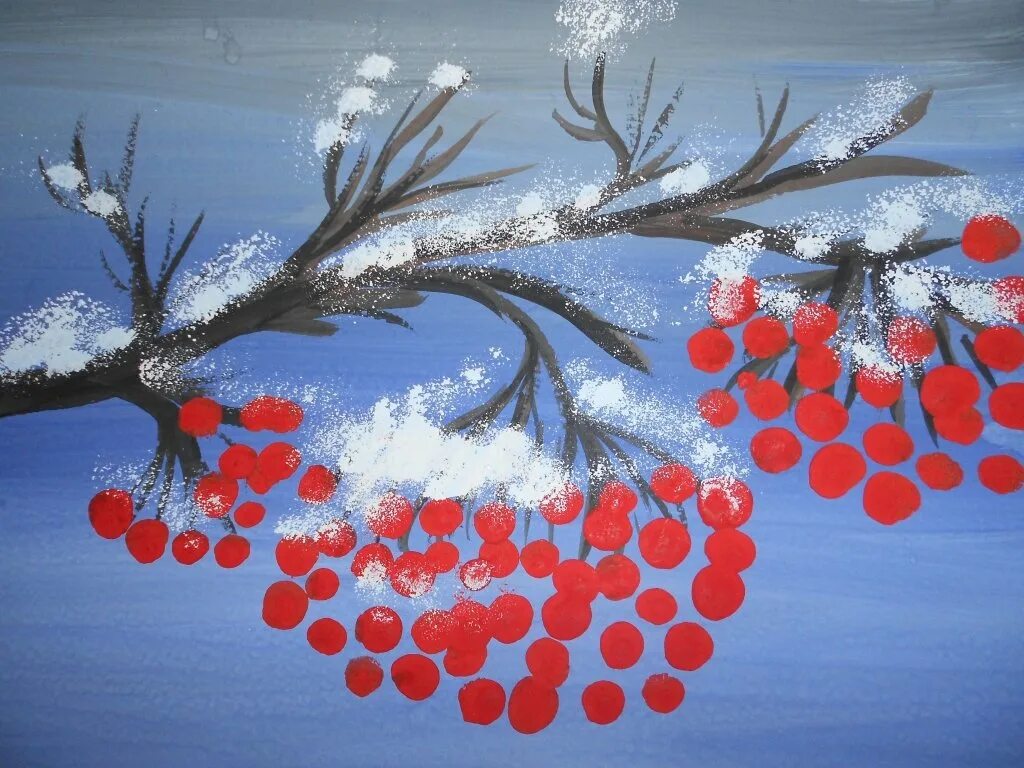 Деревья в снегу вторая младшая группа рисование. Рисование в старшей группе на тему зима. Рисование на зимнюю тему в старшей группе. Рисование ватными палочками. Зимнее дерево ватными палочками.