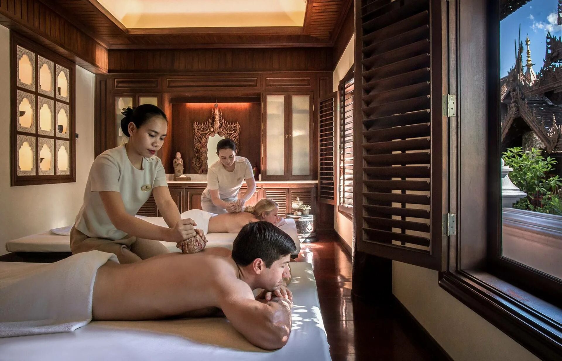 Поход в спа. Тайский массаж для мужчин. Балийский массаж. Традиционный Балийский массаж. Happy ending video