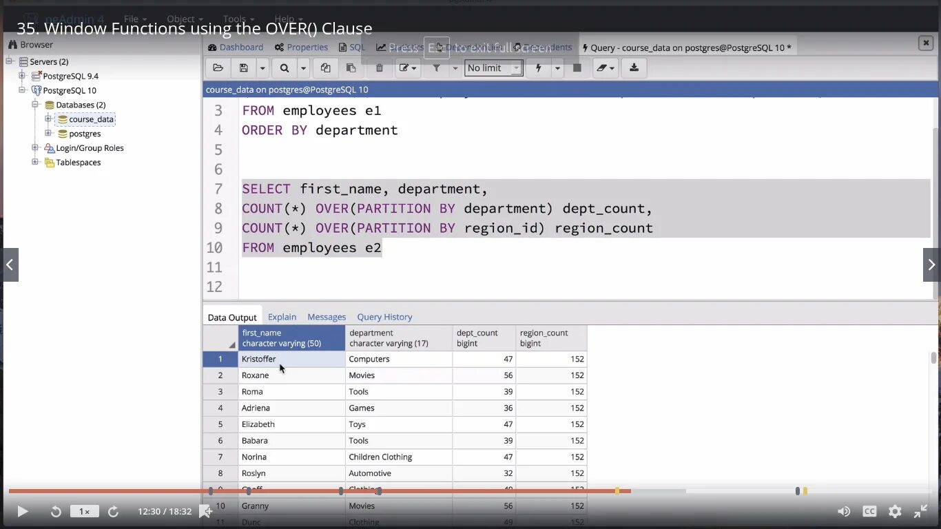 Window function SQL. Over Partition by. Partition by POSTGRESQL. SQL Partition by count.