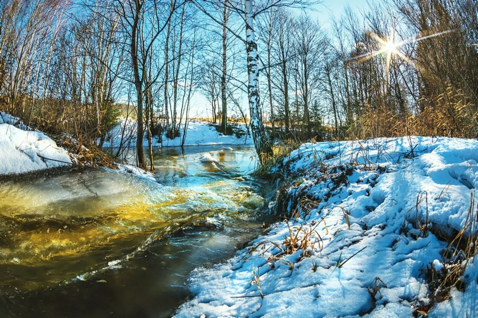 Землю талая вода песня
