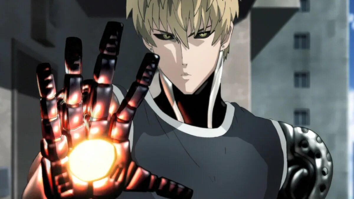 Ванпанчмен 2 субтитры. One Punch man Генос. Генос Ванпанчмен 2.