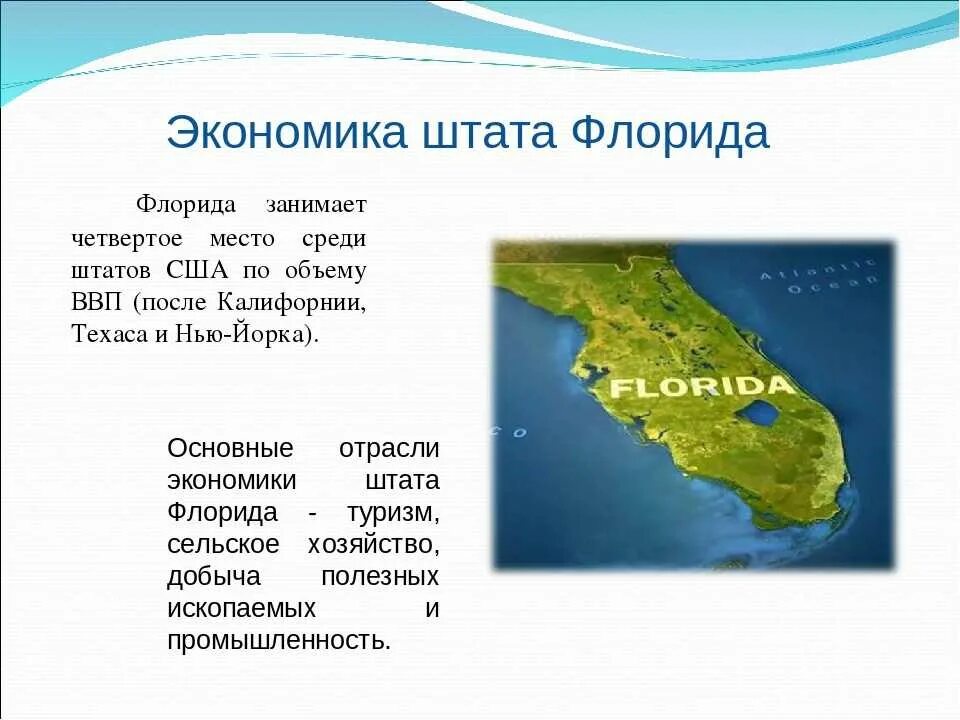 Как называется самый большой полуостров америки. Штат Флорида презентация. Флорида сообщение. Штат Флорида географическое положение. Проект про Флориду.