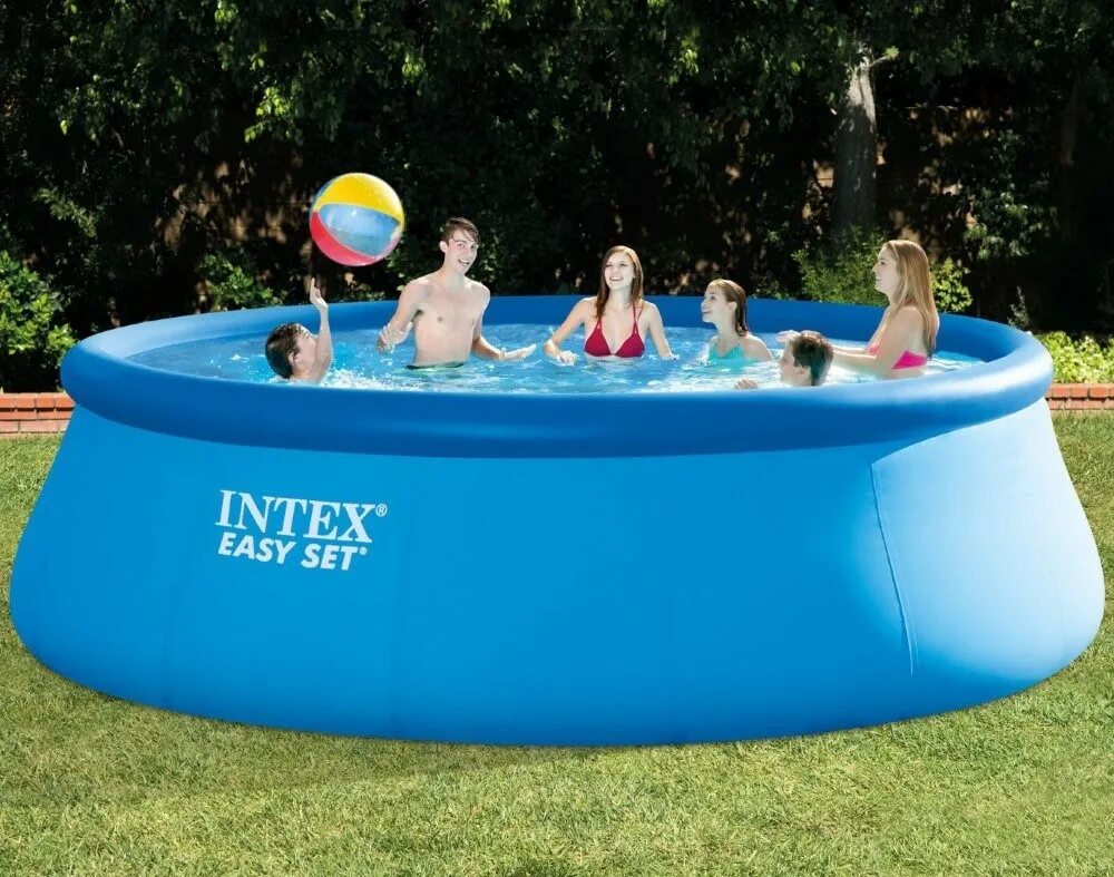 Intex бассейны 457х122см. Бассейн intex easy set. бассейн интекс 549х122. бассейн intex easy set 28130/56420. 28110 intex.