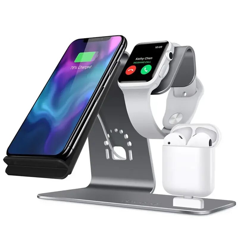Зарядная станция 3 в 1 для apple. Беспроводная зарядка 3 в 1 для apple. беспроводная зарядка 3 в 1 и док станция для apple iphone. iwatch. беспроводная зарядка эпл вотч. станция зарядки apple 3 в 1.