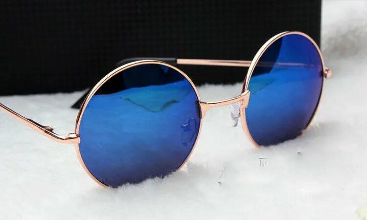 очки мужские mirrored sunglasses авиатор. солнцезащитные очки polarized p2207. синие стекла очков. очки с круглыми линзами. очки авиаторы хамелеоны.