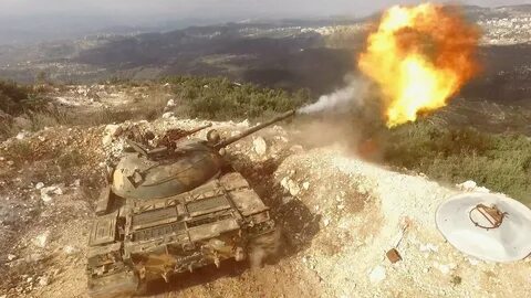 Видео боев танков в сирии