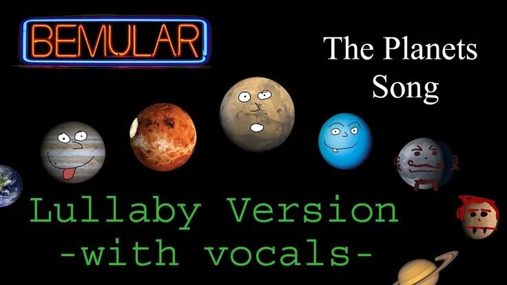 Planets Song. Planet Solar System Song Bemular. Planets Song Lyrics. Песенки про планеты для детей.