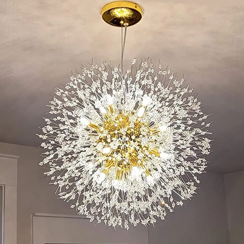 Люстра потолочнаяMegahollМодерн.Диодные.LED.8897-12 J_хром, G9 - купить по выгод