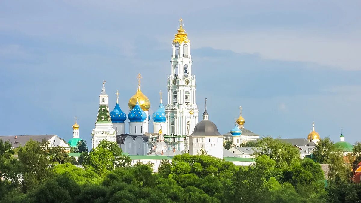 троицкий монастырь сергиев посад. свя́то-тро́ицкая сергиева лавра.