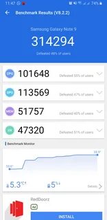 Samsung galaxy s9 antutu