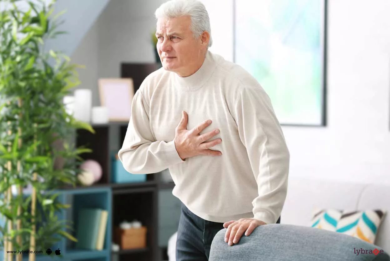 Одышка. Пожилой мужчина. Хронические заболевания сердца. Человек с одышкой. Головная боль отдышка