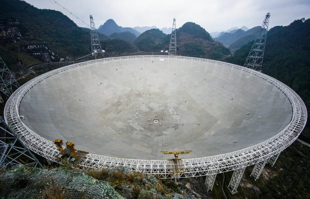Что такое радиотелескоп. 500 метровый радиотелескоп в китае. китайский телескоп sky eye. радиотелескоп в китае fast. грин-бэнк радиотелескоп.