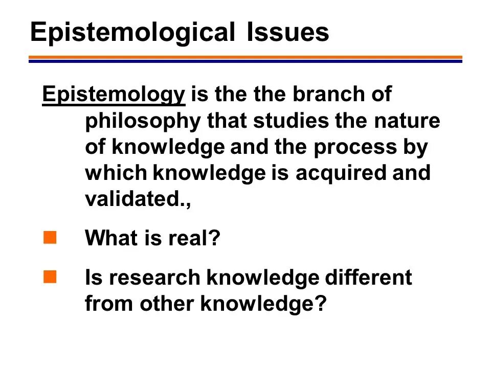 Branch of knowledge