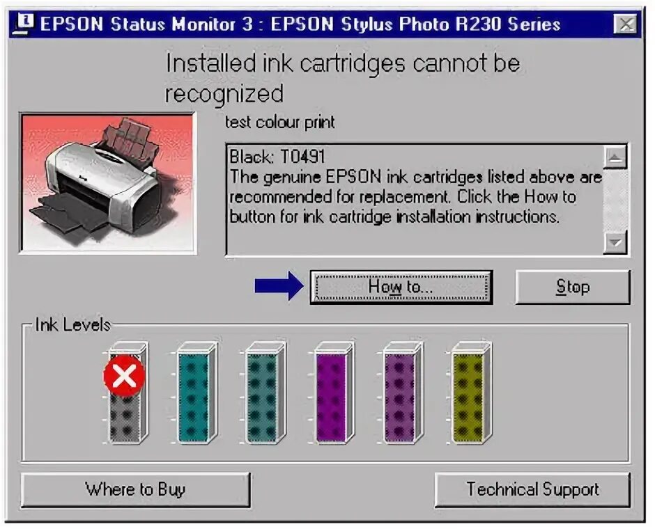 Couldn t recognize data in image file