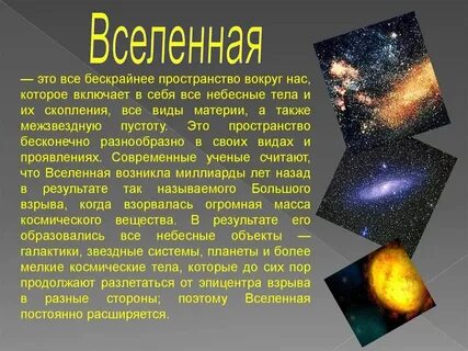 Все небесные тела вселенной