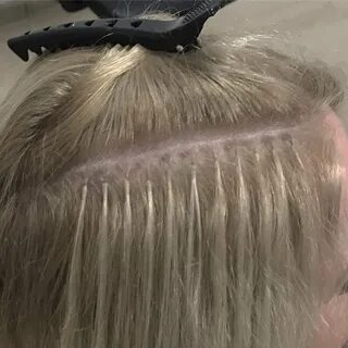 Нарощенные волосы капсульное