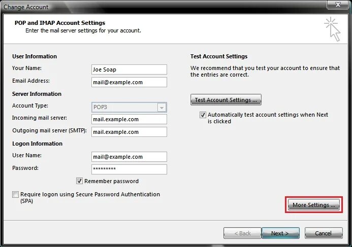 Как включить службу imap. Служба imapsmtp как включить. imap как включить.