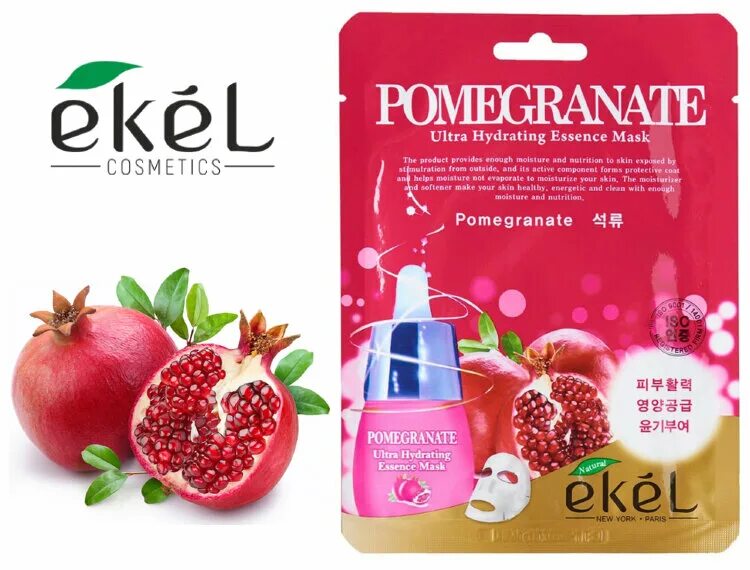 Essence mask. Ekel ultra hydrating essence mask aqua тканевая маска аква. тканевая маска ekel гранат. ekel маска тканевая с экстрактом граната. ekel тканевая маска для лица с экстрактом граната pomegranate ultra hydrating essence mask.