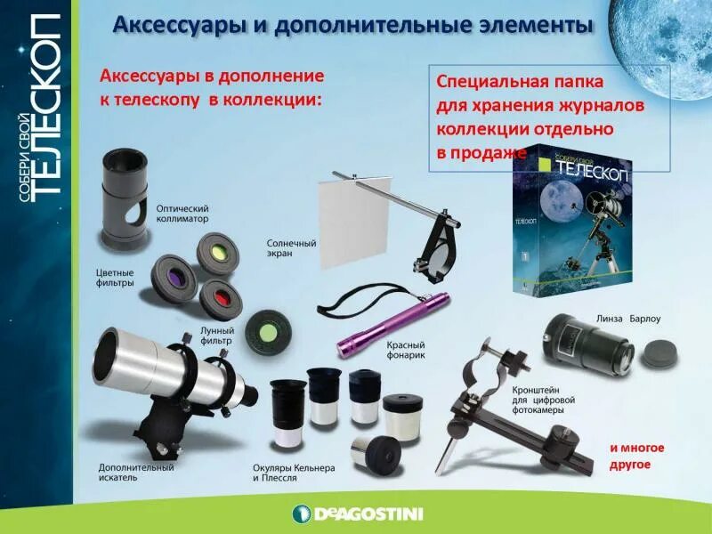 Как собрать телескоп 70076. Телескоп ДЕАГОСТИНИ комплектация. ДЕАГОСТИНИ Собери телескоп. Детали для сборки телескопа. DEAGOSTINI Собери свой телескоп