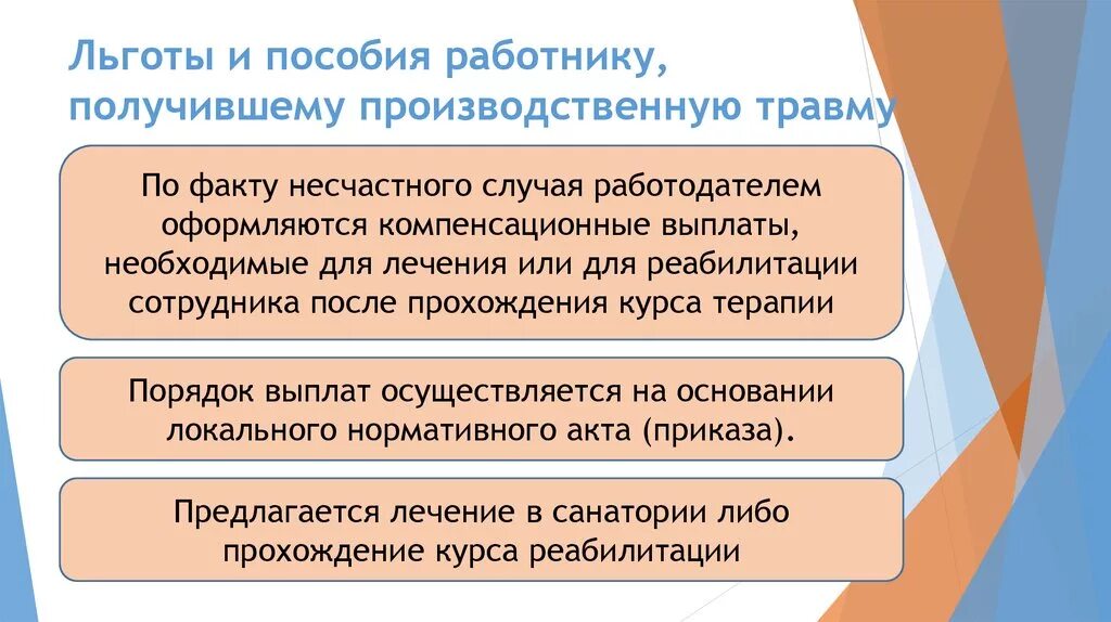 Оплата несчастного случая на производстве. Выплаты за травму на производстве. Производственная травма пособия. Пособия и льготы. Льготы на производстве.