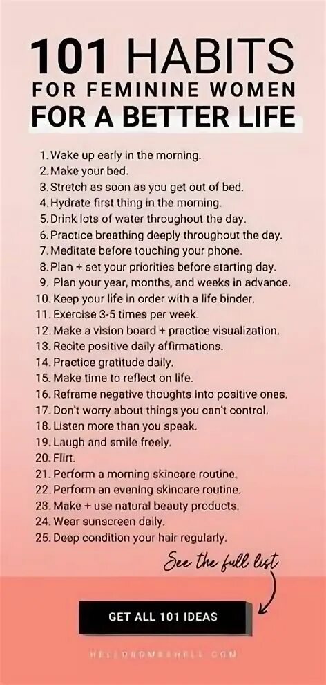 Break the routine. Break the routine