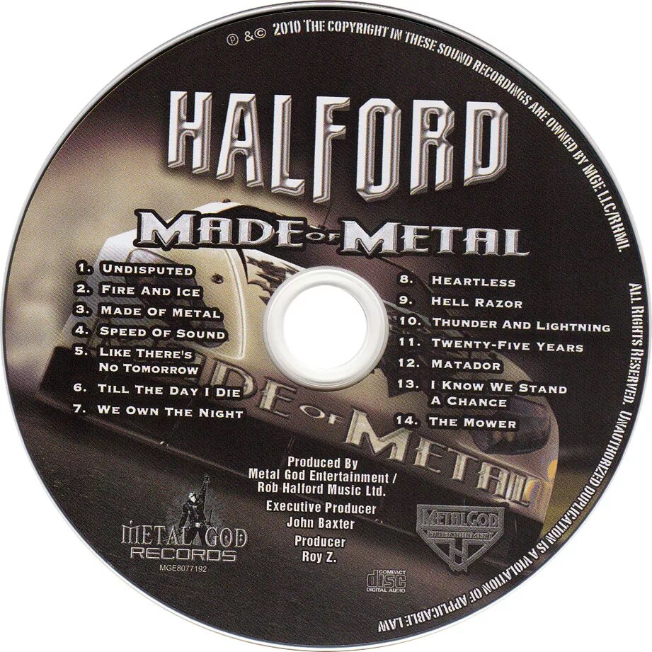 Flac 2010. Halford made of Metal 2010. Halford made of Metal обложки. Metal CD. Halford - 2010 - made of Metal Band.