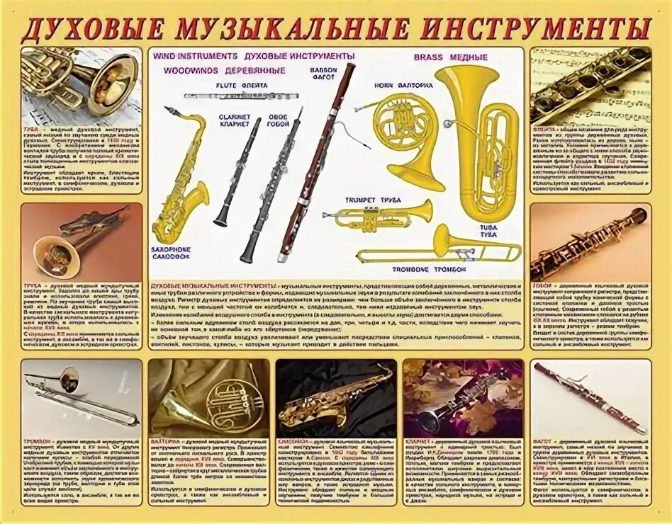 Медные духовые музыкальные инструменты. Фото и названия духовых музыкальных инструментов. Фото и названия духовых музыкальных инструментов. Духовые инструменты типа флейты. Труба саксофон тромбон.