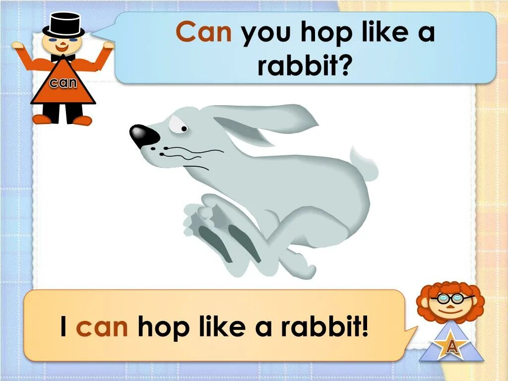 Песня i can run. Can you Hop like a Rabbit. I can картинки для детей. Hop на английском. Can you Hop as a Rabbit 2 класс английский.