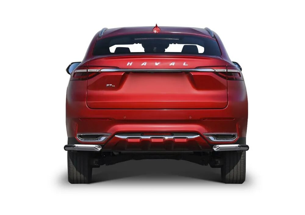Хавал м6 задний бампер. Haval f7 2019. защита заднего бампера d57 уголки haval f7. защита заднего бампера d57 + комплект крепежа, rival, hyundai santa fe (2025- ).
