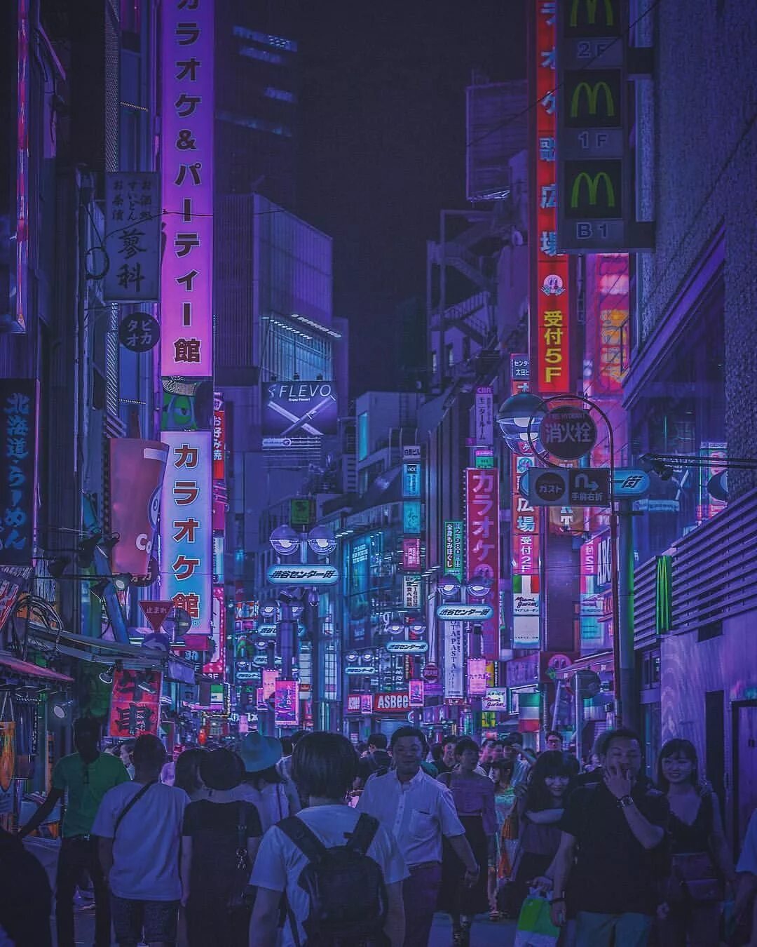 Неоновый Cyberpunk Токио. Киберпанк Токио арт. Tokyo art