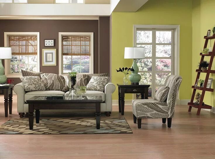 Living less. Цвет каштан в интерьере. Декор онда 1 в интерьере. Simple Living Room.