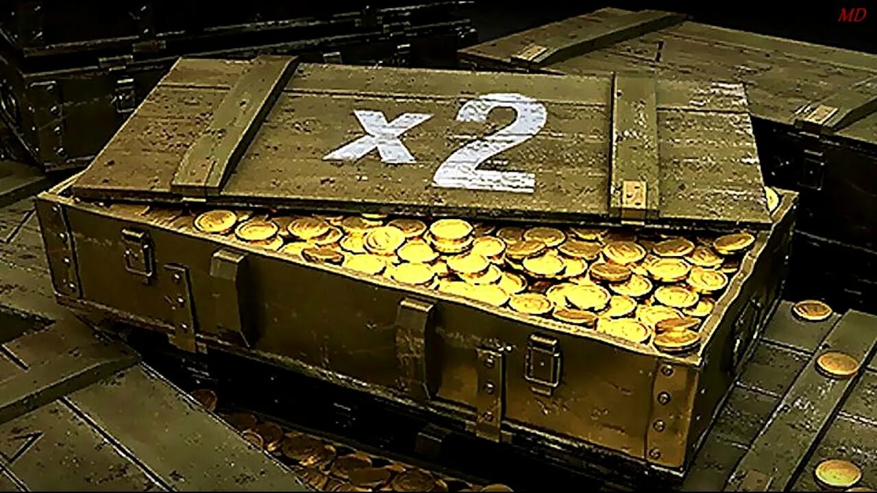 Wot blitz голда. Золото World of Tanks. Ящик с золотом. Голда в World of Tanks. Ящик со слитками золота.