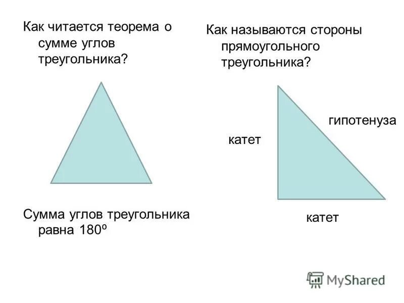 Доказательство сумма углов треугольника равна 180 градусов