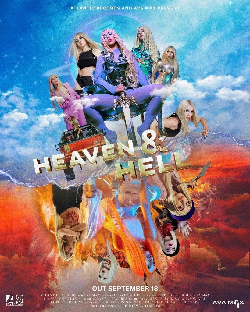 Ava Max "Heaven & Hell". Ava Max - (2020) - Heaven & Hell. Ava Max Heaven Hell album. Ava Max Постер. Ava hell