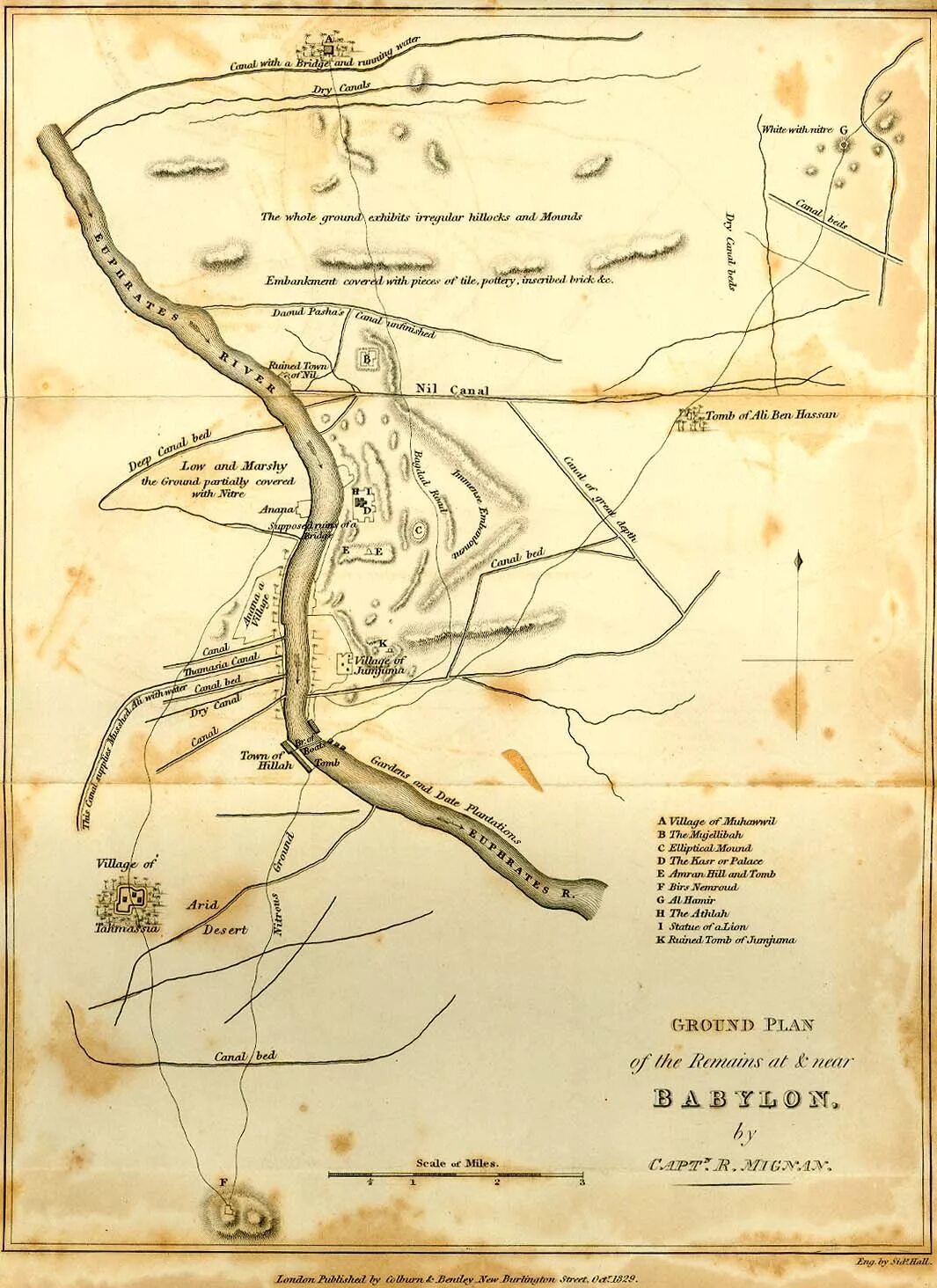 Ancient Babylon Map.