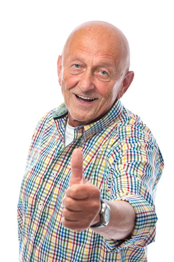 Дед показывает класс. Гарольд кринж. Лысый пожилой мужчина. Дед показывает большой палец. Мужчина машет рукой.