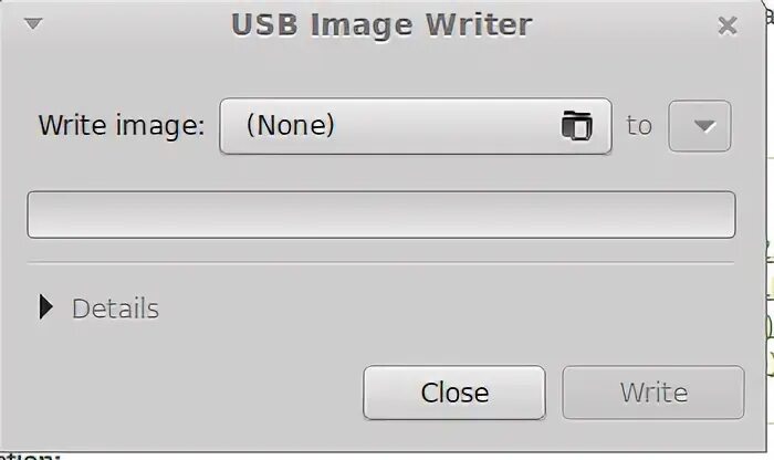 Usb image write. Usb-creator-gtk. disk image writer linux.