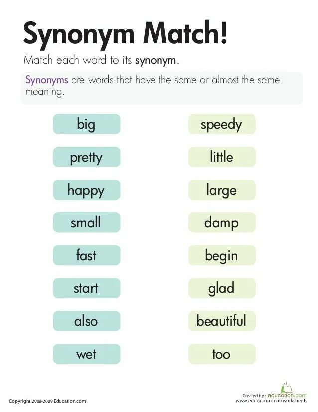 The same g. Match the synonyms. Matching Words. Match synonymous Words. Synonyms in English.