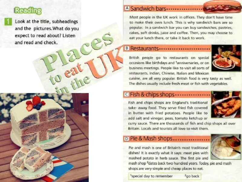 Презентация Spotlight 6 places to eat in the uk. Places to eat in the uk презентация. 6 Класс eating out in the uk. Places to eat in the uk ответы. Making a special dish