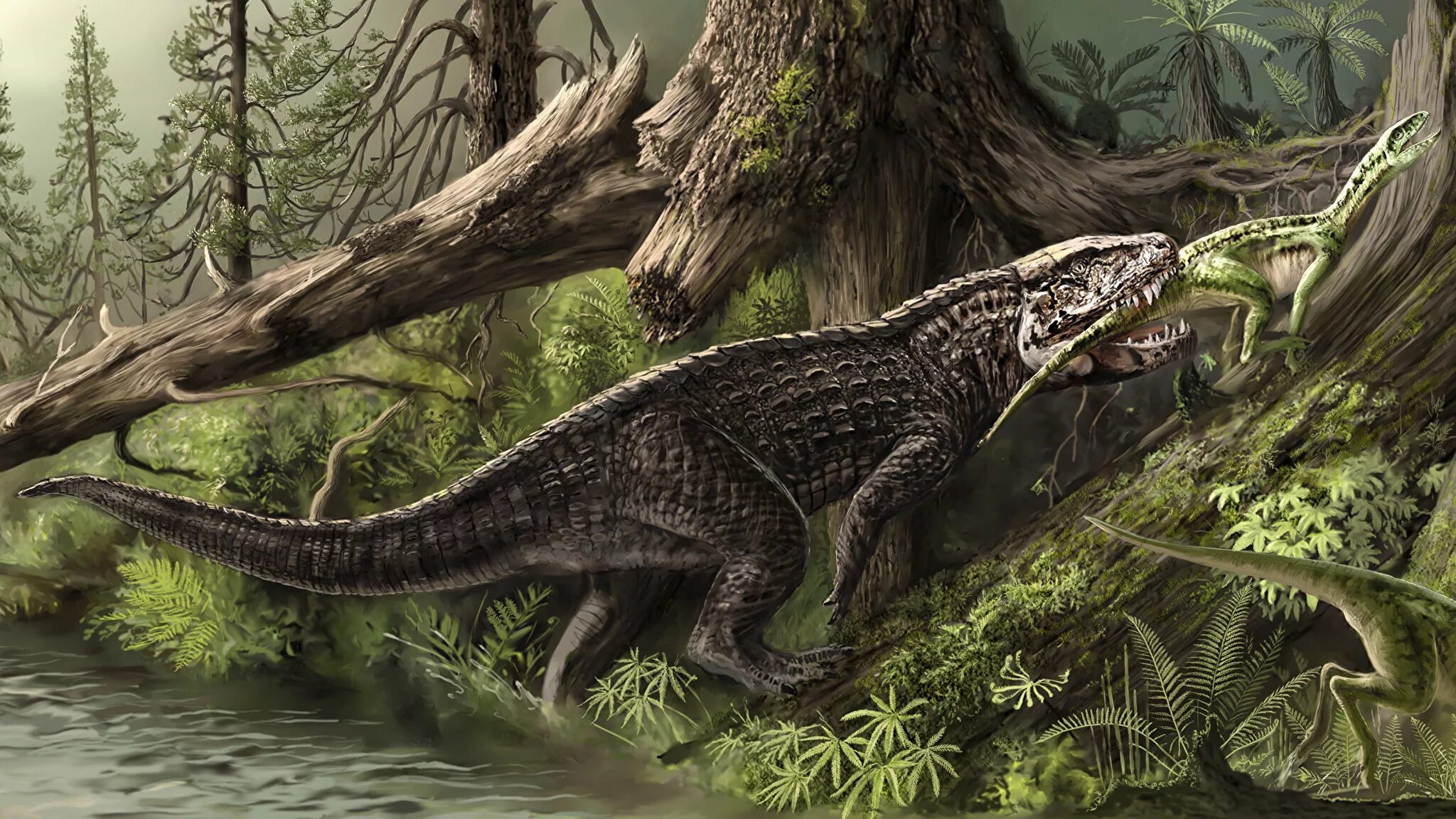 Динозавры Триасового периода. Триасовый период мезозойской эры. Равизухии Триасового периода. Архозавры мезозойской эры.