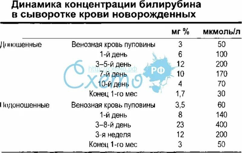 С каким билирубином выписывают