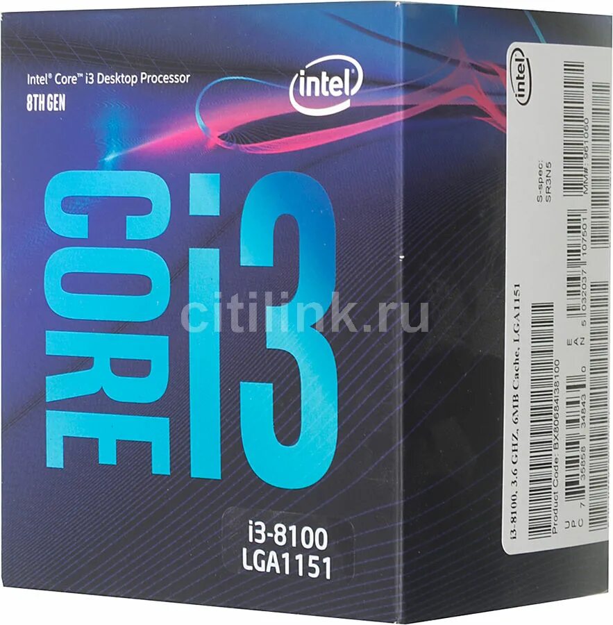 Intel Core i3 8100, LGA 1151v2, OEM. Процессор Intel Core i3 8100 Box. Intel Core i3-8100 lga1151. Intel Core i3 8100 впаянный. Интел 8100