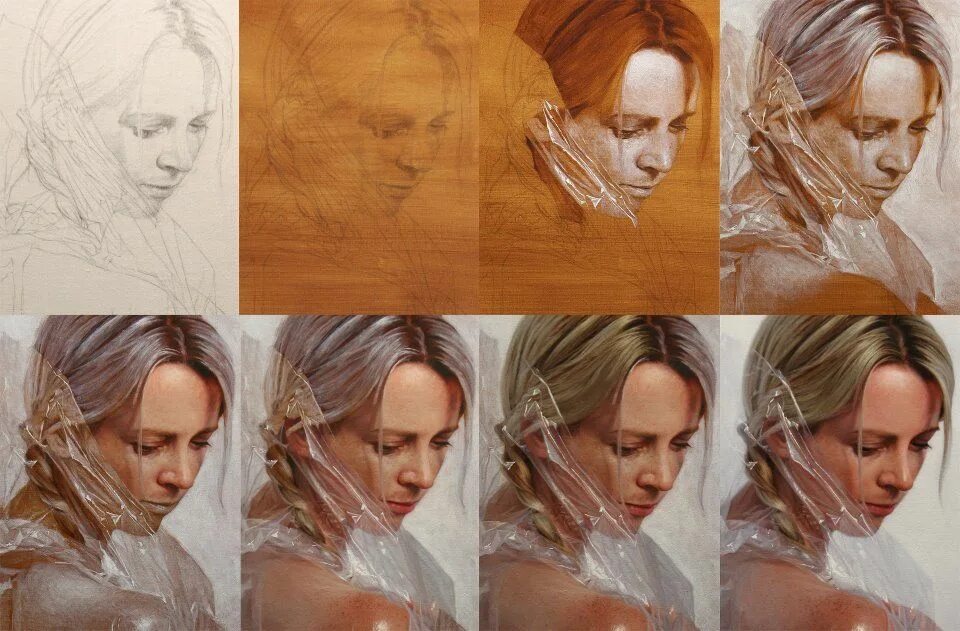 Техники используемые в живописи. Художник Робин Эли. Robin Eley картины. Техника масляной живописи. Портрет живопись маслом.