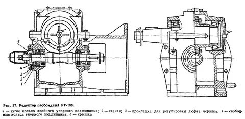 Редуктор привода лифта