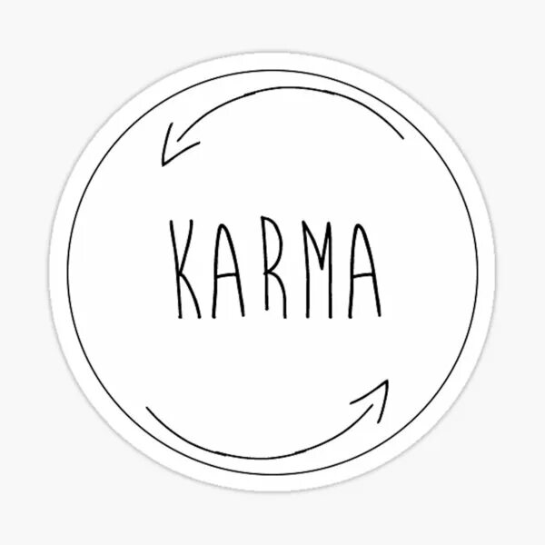 Стикер карма. Стикер Karma. Наклейки Karma prognostic. Стикерс карма