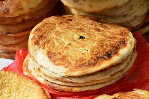 Узбекские лепешки с мясом