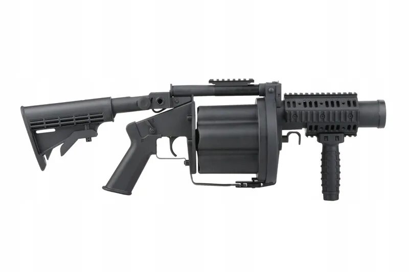 Страйкбольный гранатомет MGL (ICS). Гранатомет ICS-190 MGL. ICS 190 GLM Grenade Launcher. MGL 105.