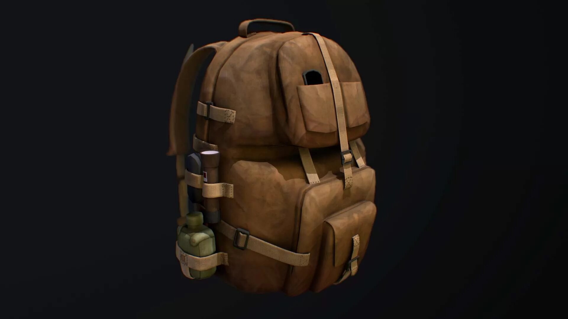 Backpack battles купить ключ. Low Poly рюкзак. Lowpoly Backpack 3d model. Backpack Tactical 3d model. Рюкзак 3d реферанс.