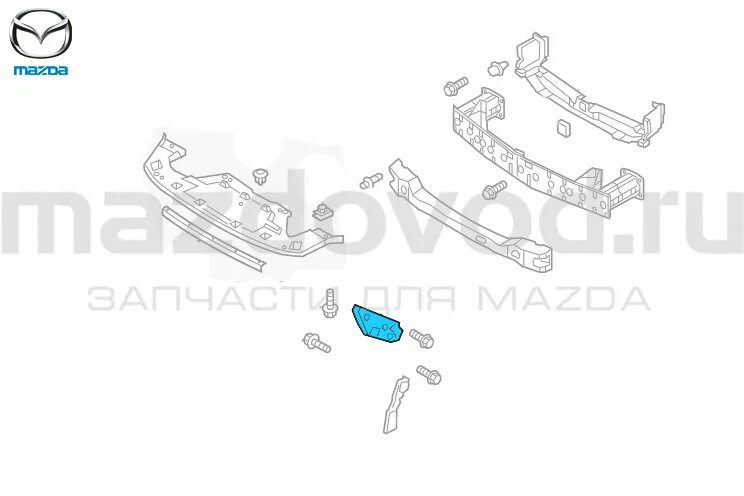 A2803171. Kd4588585 Mazda деталь. Хром переднего бампера правый Mazda cx9. We0114293 Mazda деталь.